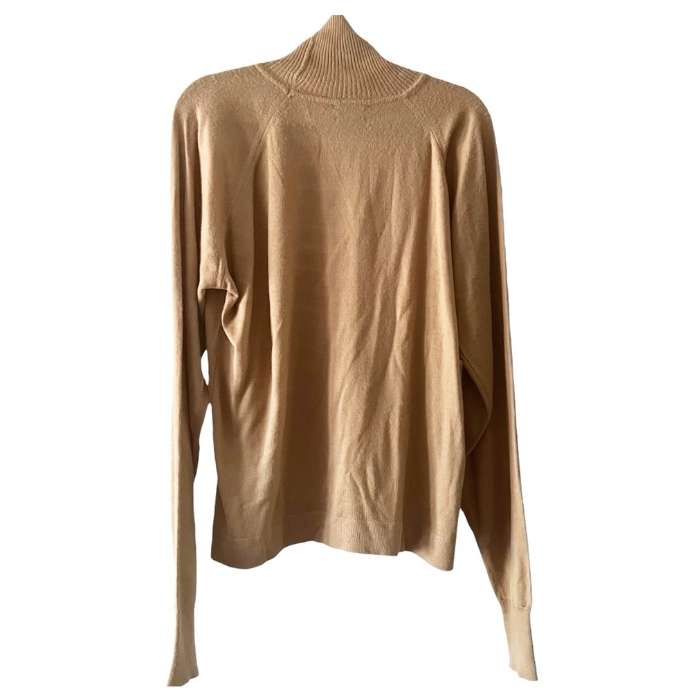 Vintage Nordstrom Cashmere Turtleneck Sweater Medium - Picture 5 of 7